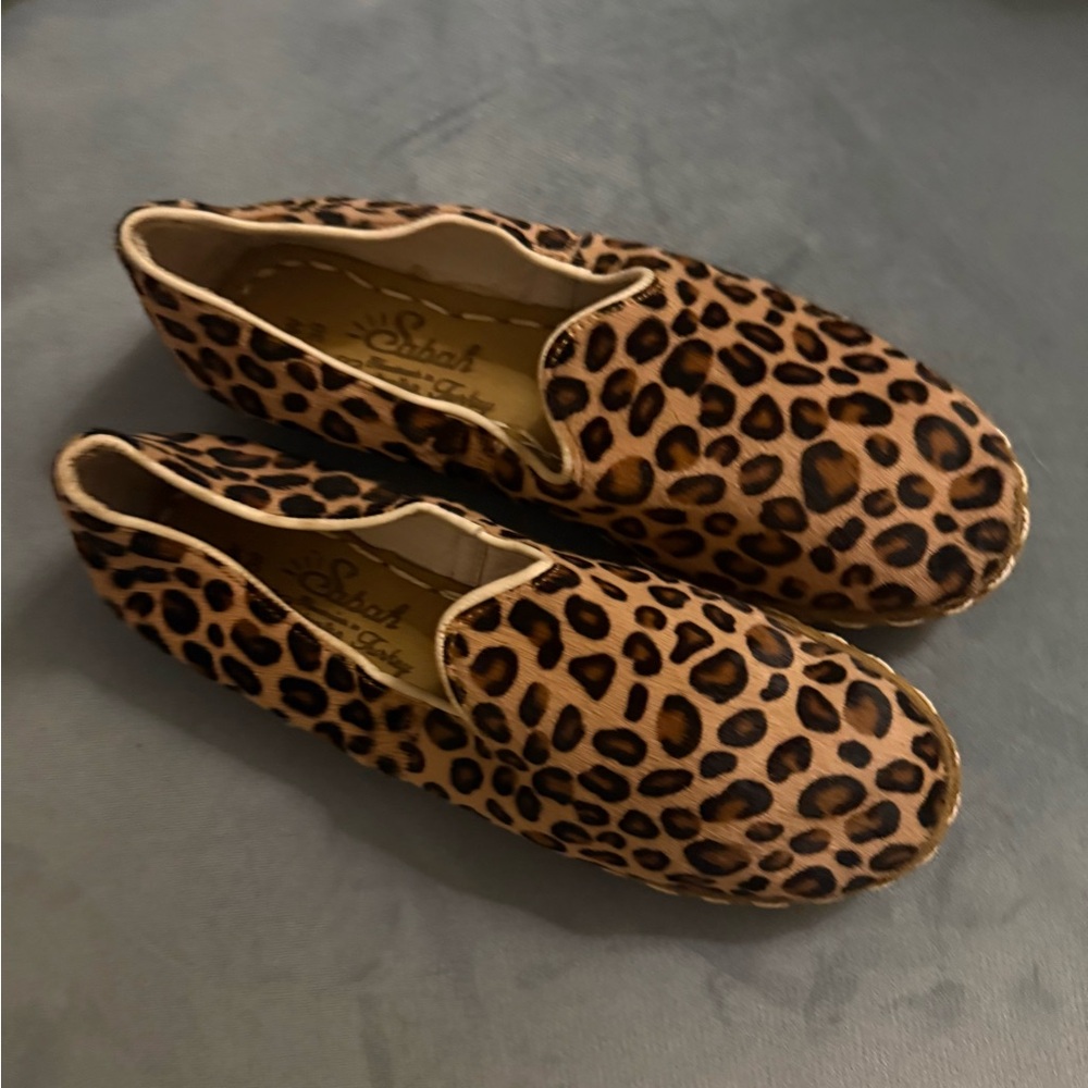 Sabahs Leopard Print Women's Loafers - Picture 3 of 3